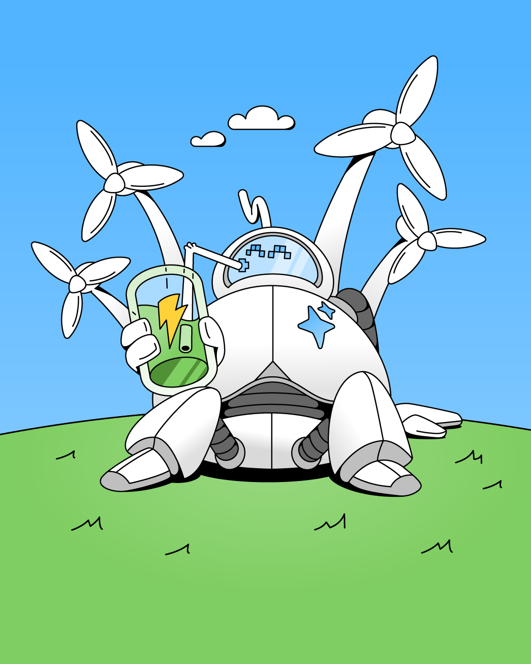 AI energy guzzler