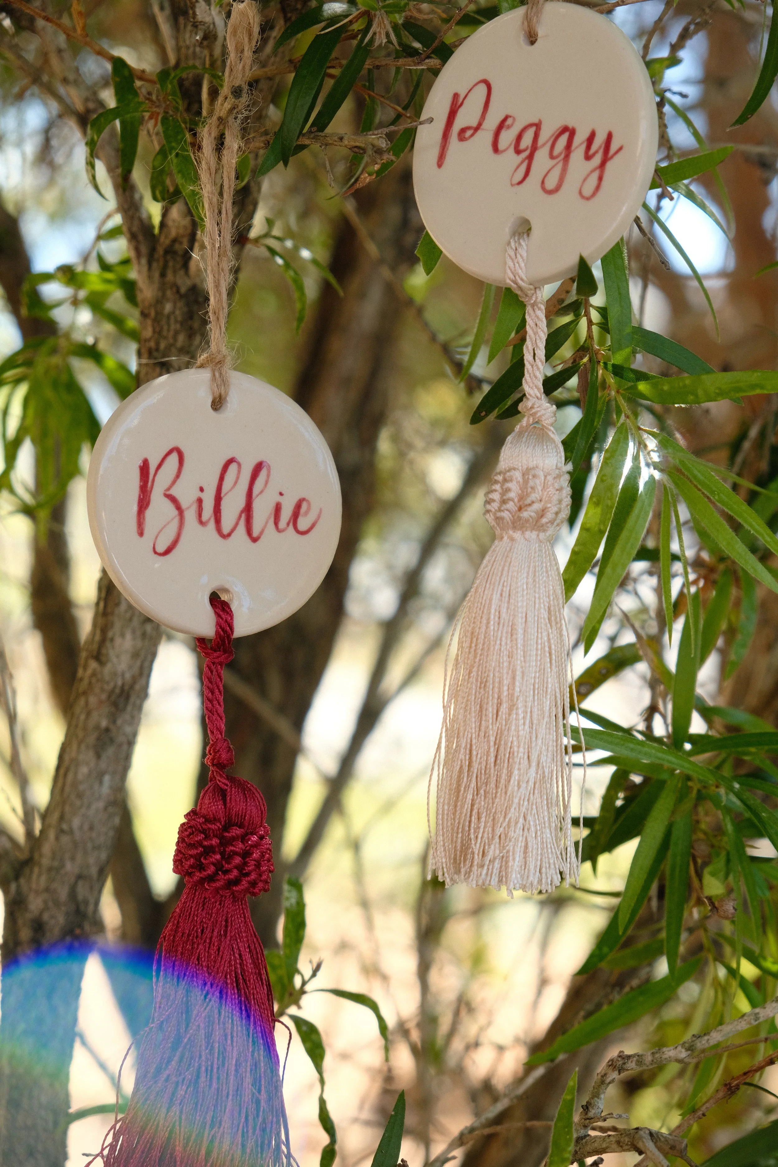 Love Peggy x Billie's Besties Christmas ornament