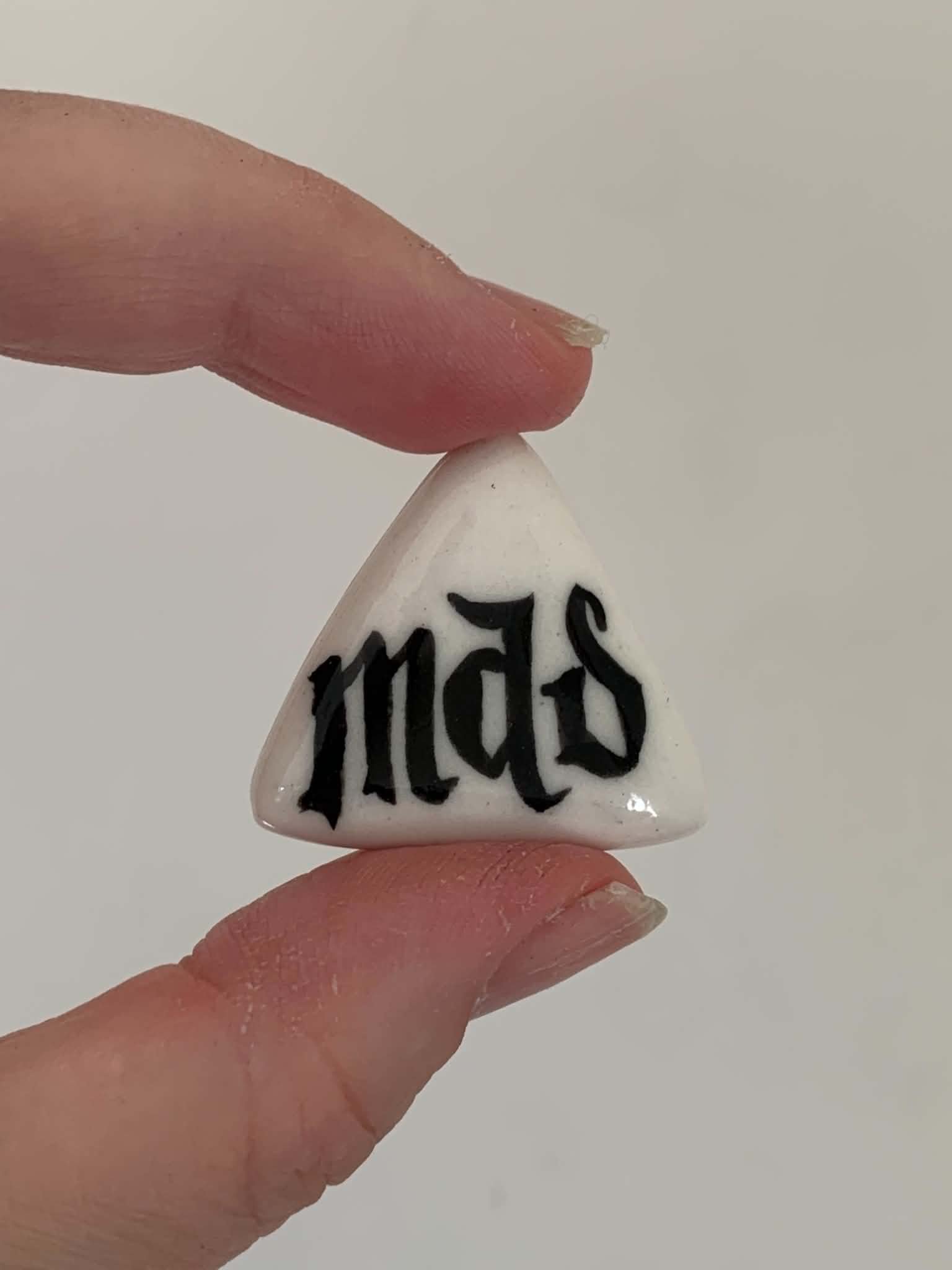 'Mad' Ceramic Pin