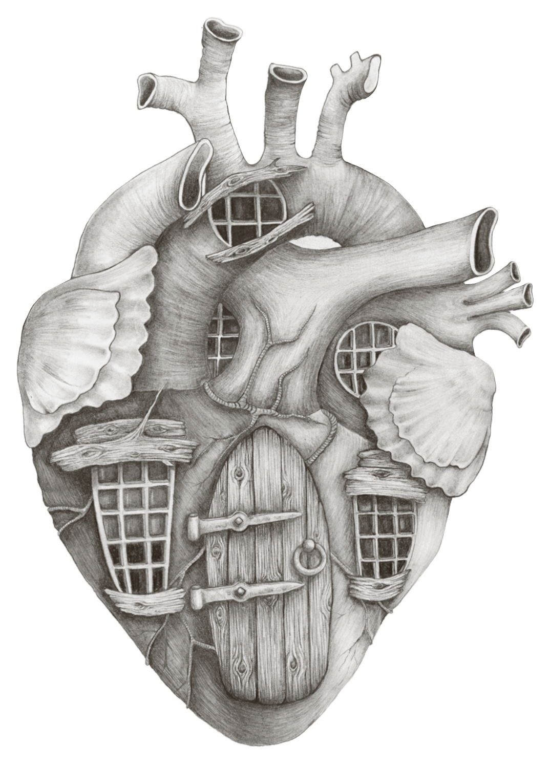 Heart House Vinyl Sticker