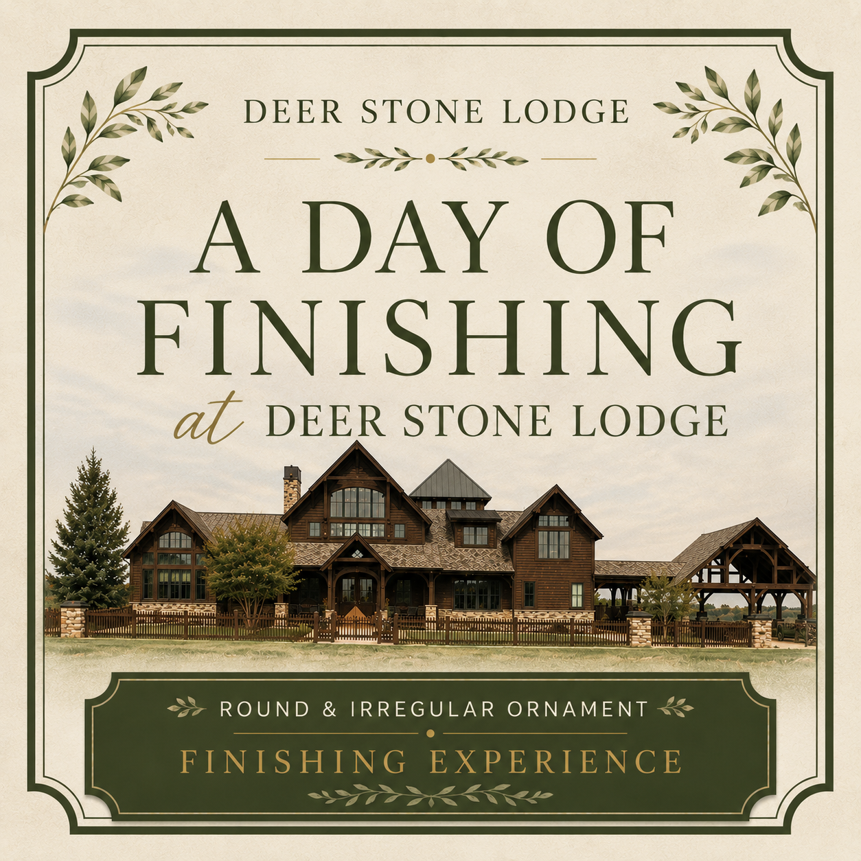A Day of Finishing at Deer Stone Lodge