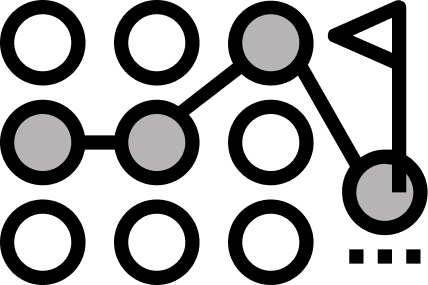 Diagram showing the phases of the moon.