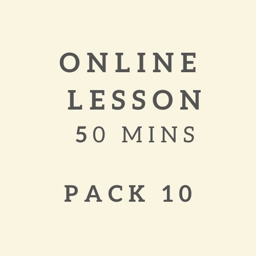 Pack de 10 sessions de 50 minutes avec Anna