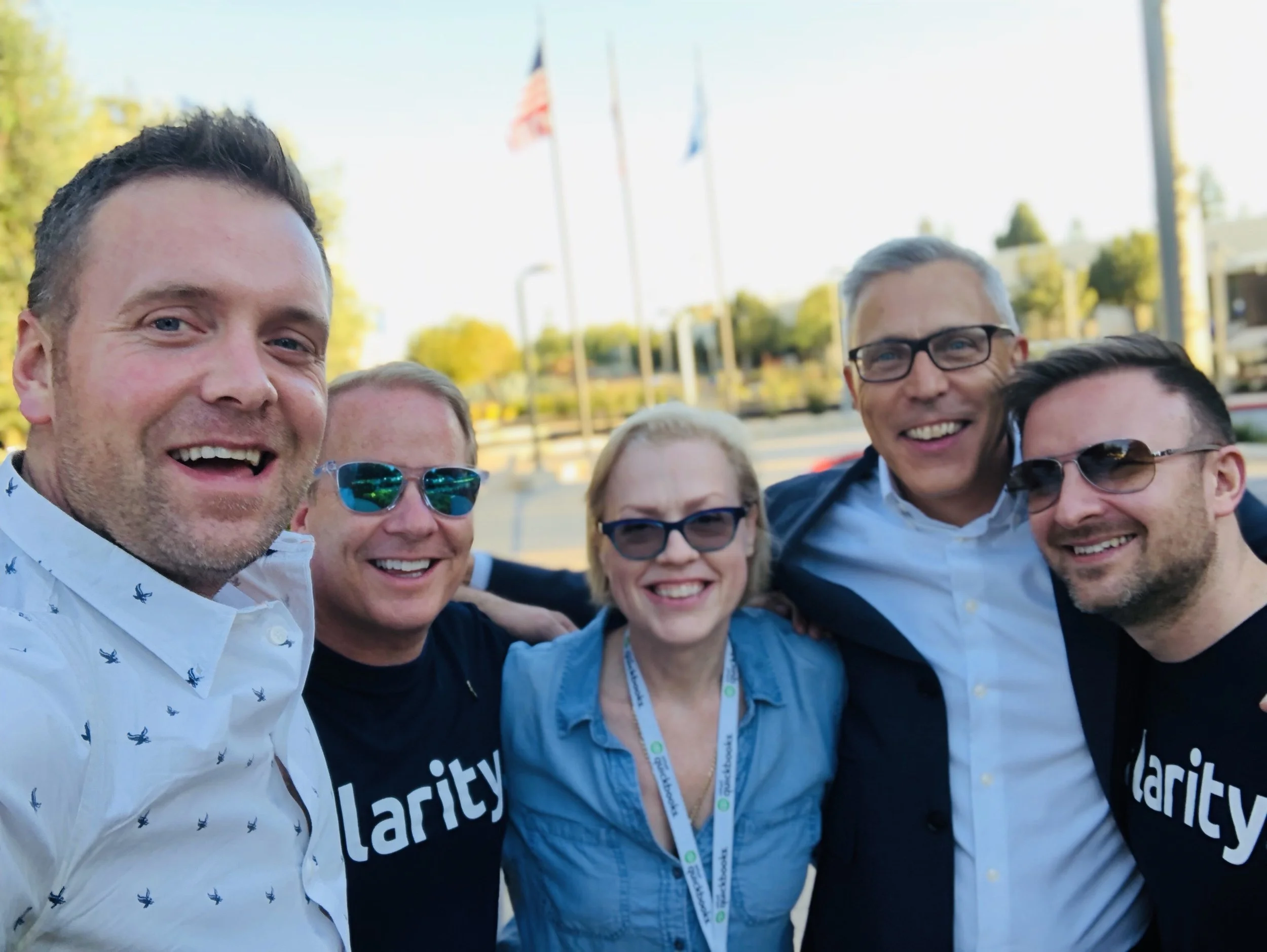 James Ashford, Aynsley Damery, Alison Ball, Paul Shrimpling and Steven Briginshaw