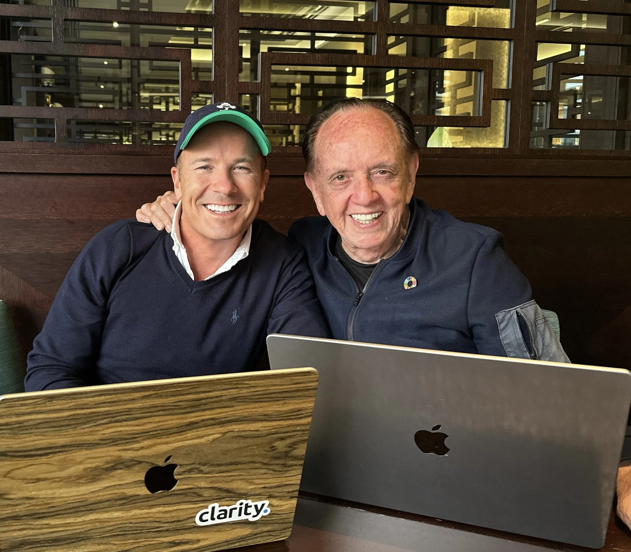 Aynsley Damery and Paul Dunn