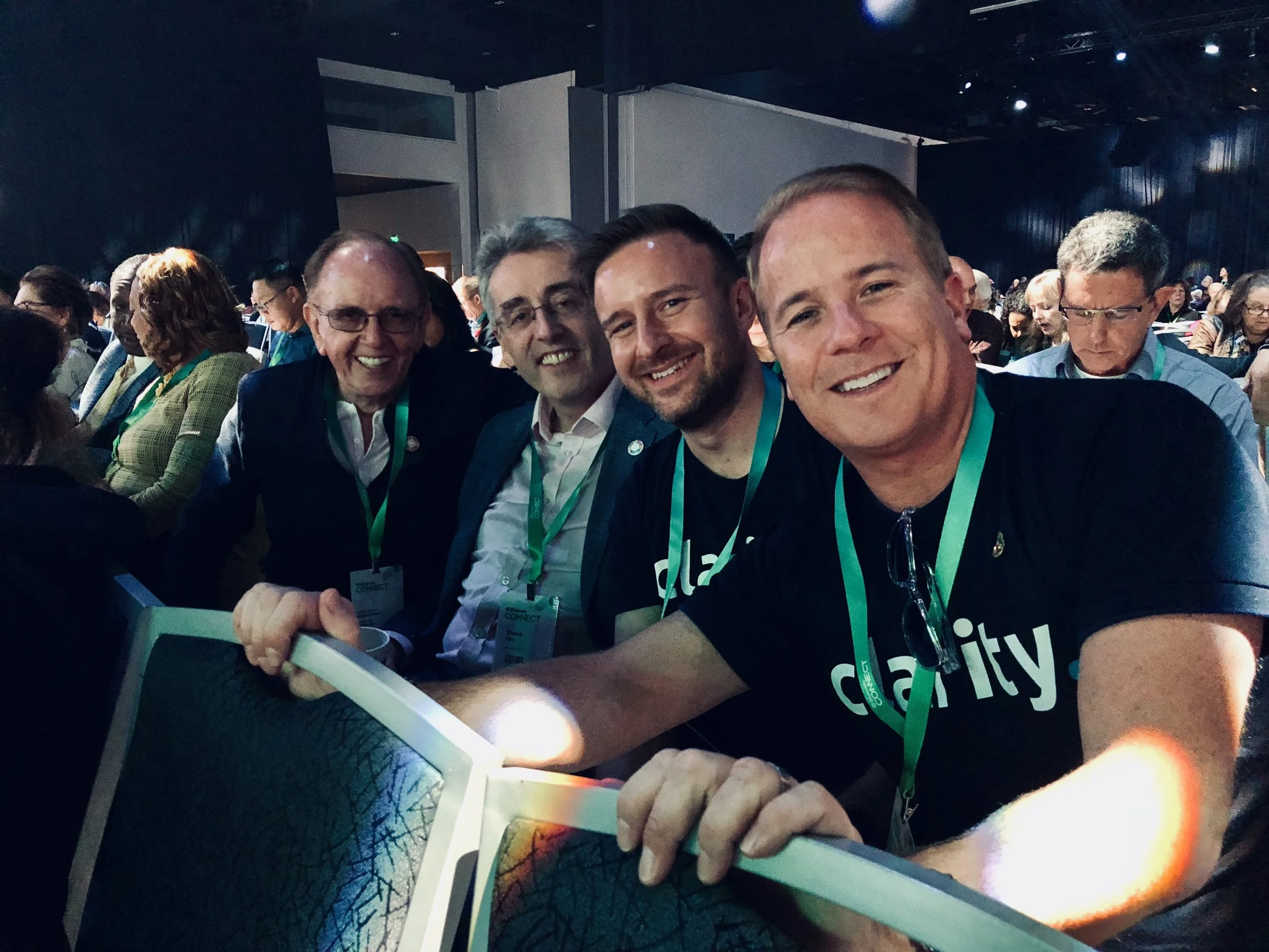 Aynsley Damery, Steven Briginshaw, Steve Pipe and Paul Dunn at QB Connect San Jose