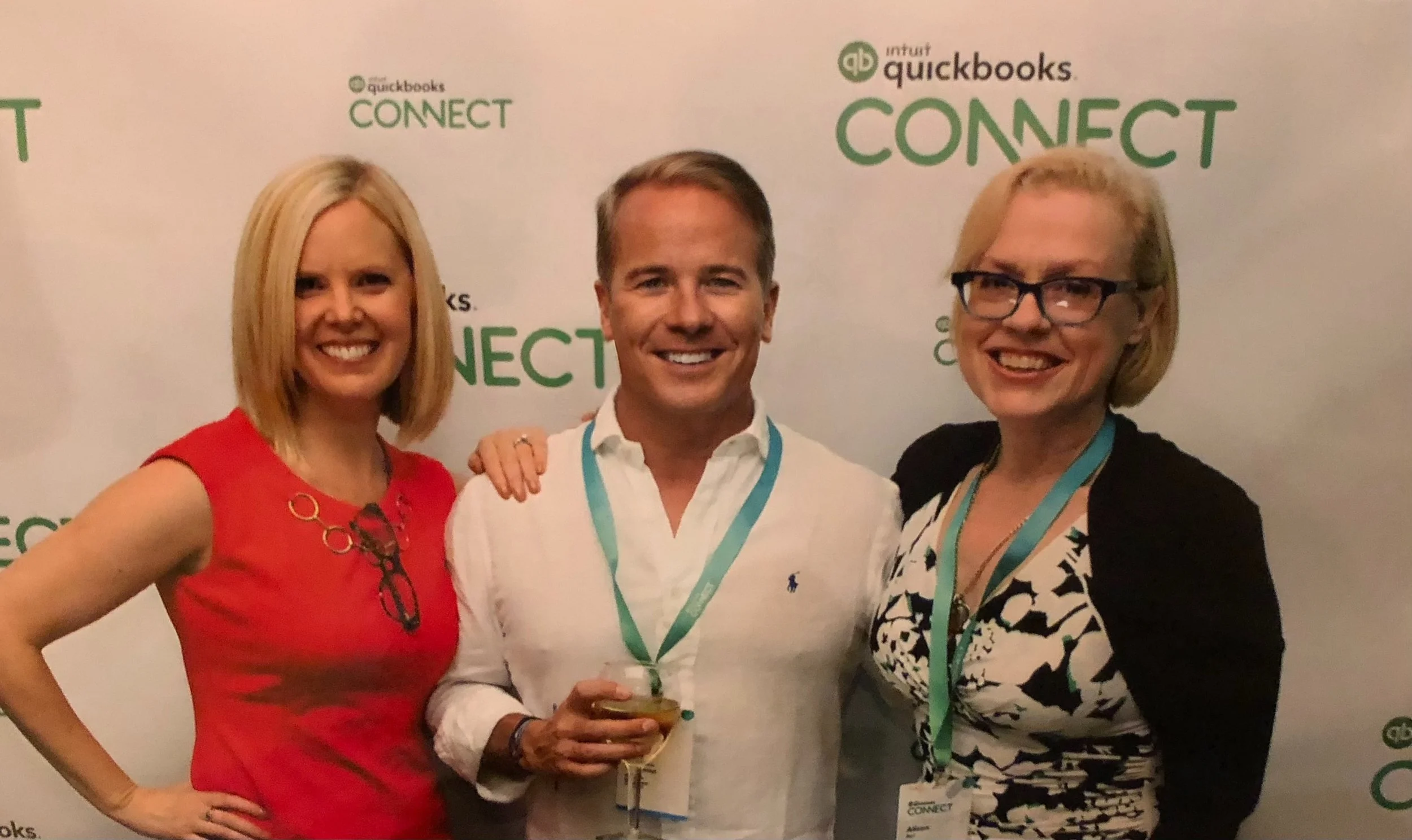 Aynsley Damery with Alison Ball at QB Connect San Jose