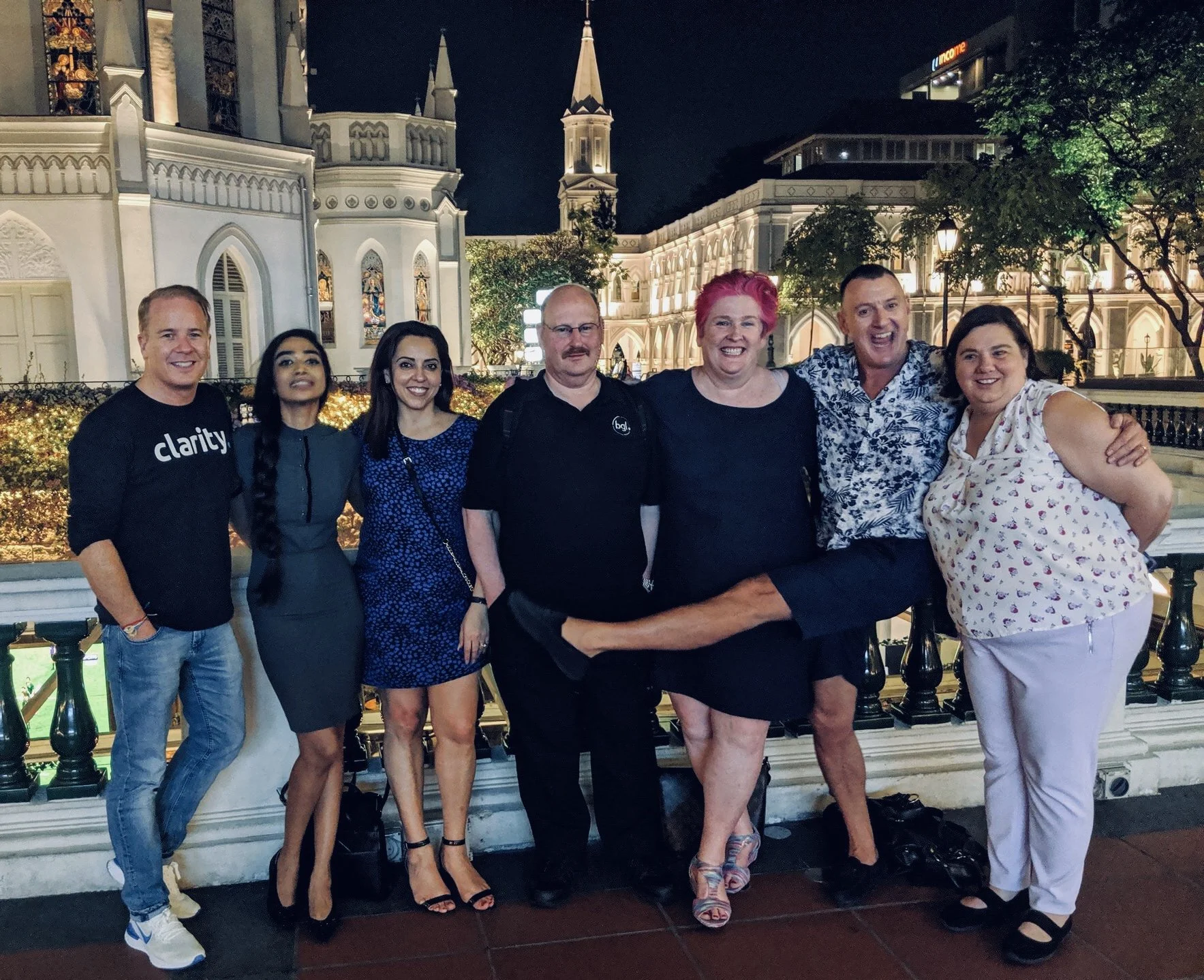 Aynsley Damery, Jodie Padar, Heather Smith, Wayne Schmidt at the Accountancy & Finance Show Singapore