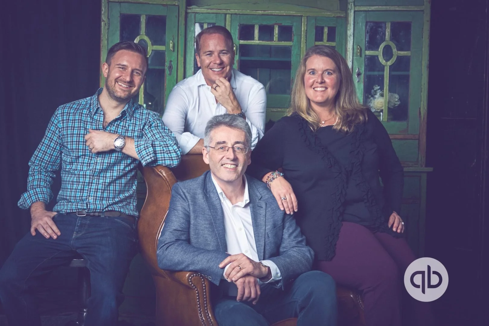 Steven Briginshaw, Aynsley Damery, Steve Pipe and Kim Amsbaugh at Intuit San Jose