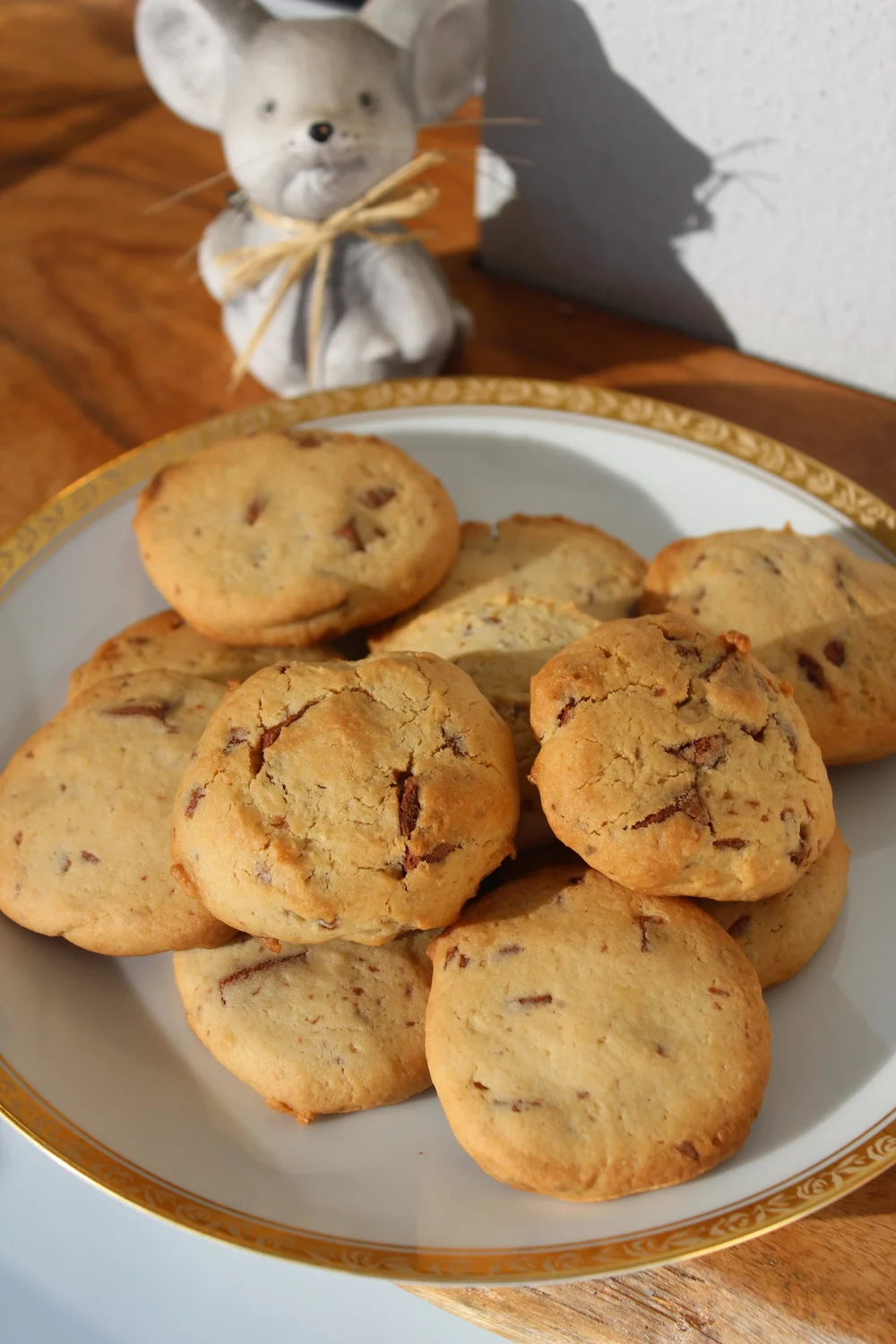 Lactose-free chocolate chip cookies