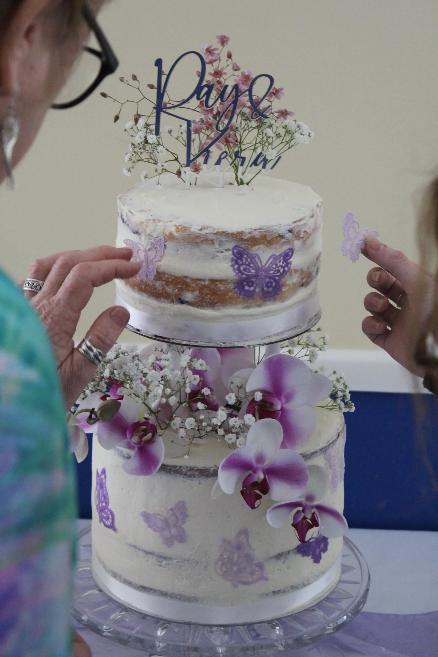 A custom celebration cake by Delicious Intolerance