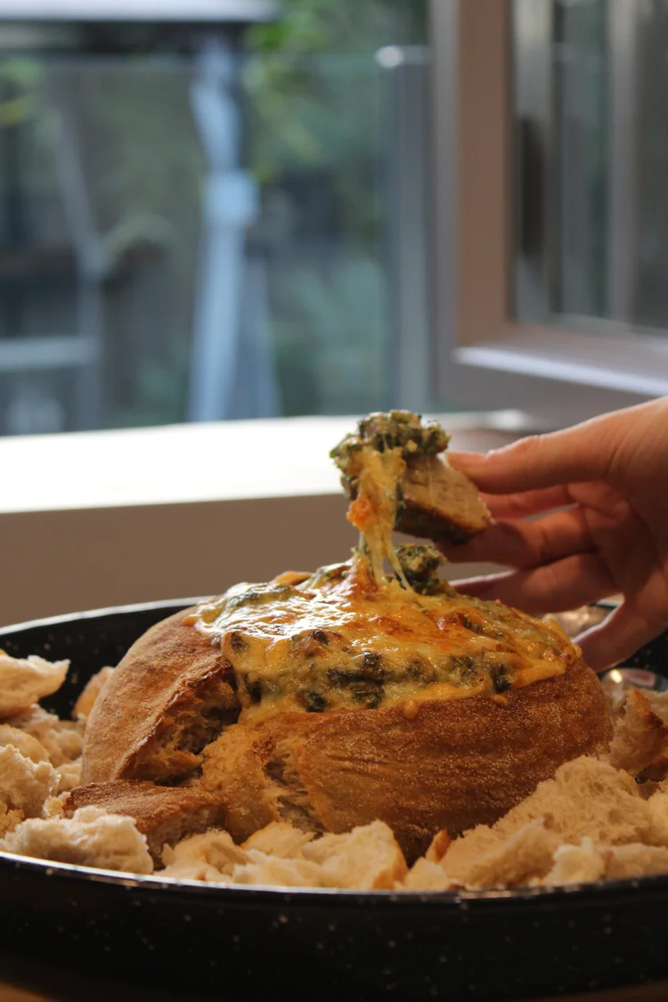 Cob loaf filling