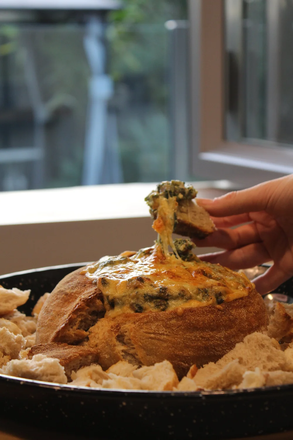 Lactose-free cob loaf filling