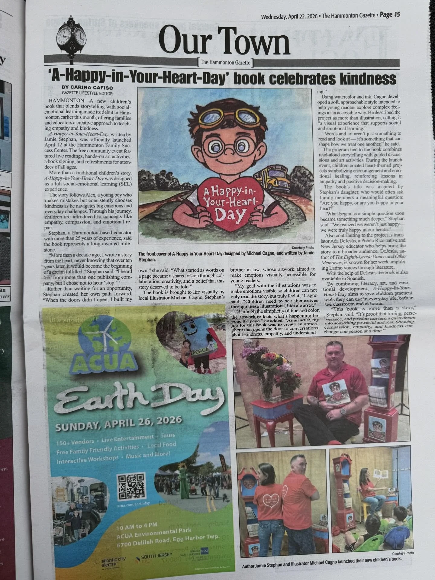 Thank you @hammgazette for sharing our story and spreading kindness to others. @downtown.hammonton @michaelcagno @jamie_stephan_r.i.s.e