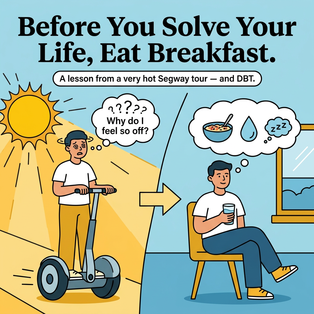 Before You Solve Your Life, Eat Breakfast
