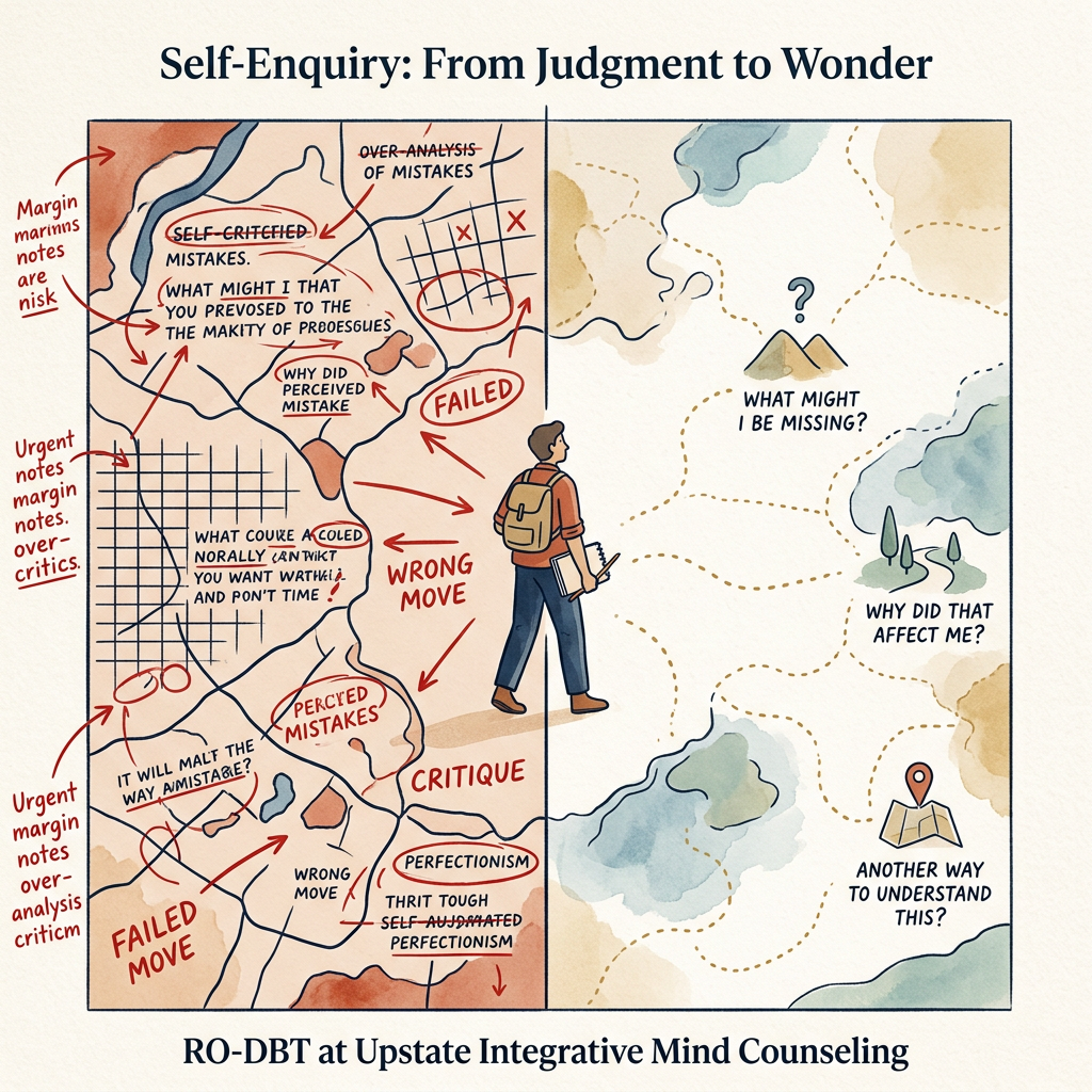 RO-DBT: Becoming a Curious Cartographer
