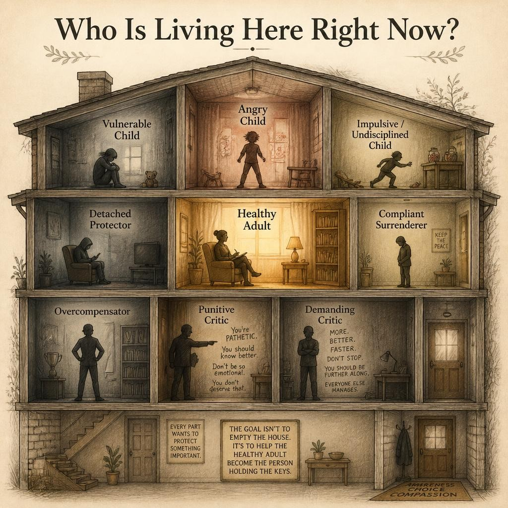Who Is Living Here Right Now? Understanding Schema Modes