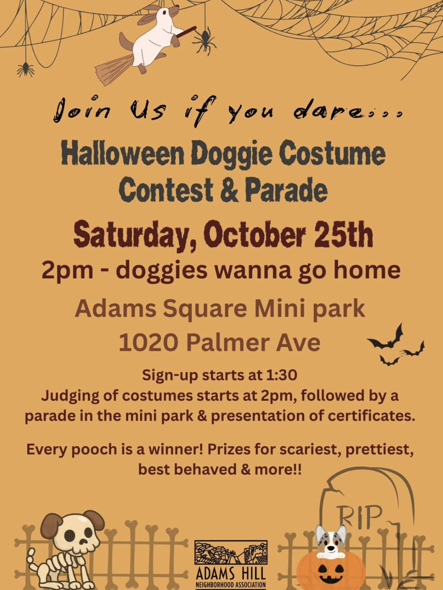 Halloween dog parade