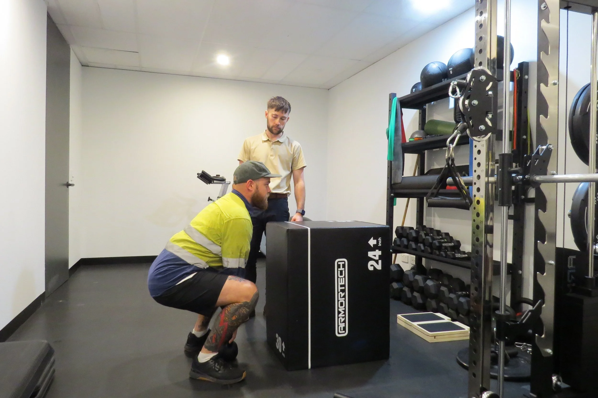 Workers compensation patient lifting and object to help with their injury and recovery