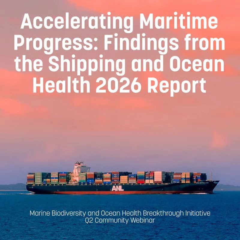 Accelerating Maritime Progress: Findings from the Shipping and Ocean Health 2026 Report