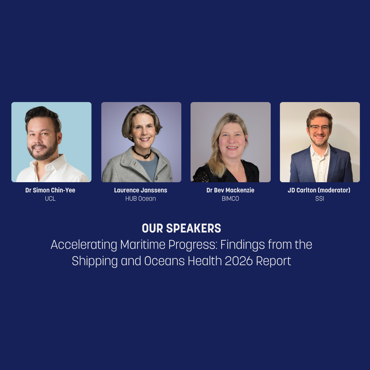 SSI Webinar : Findings from the Shipping and Ocean Health 2026 Report