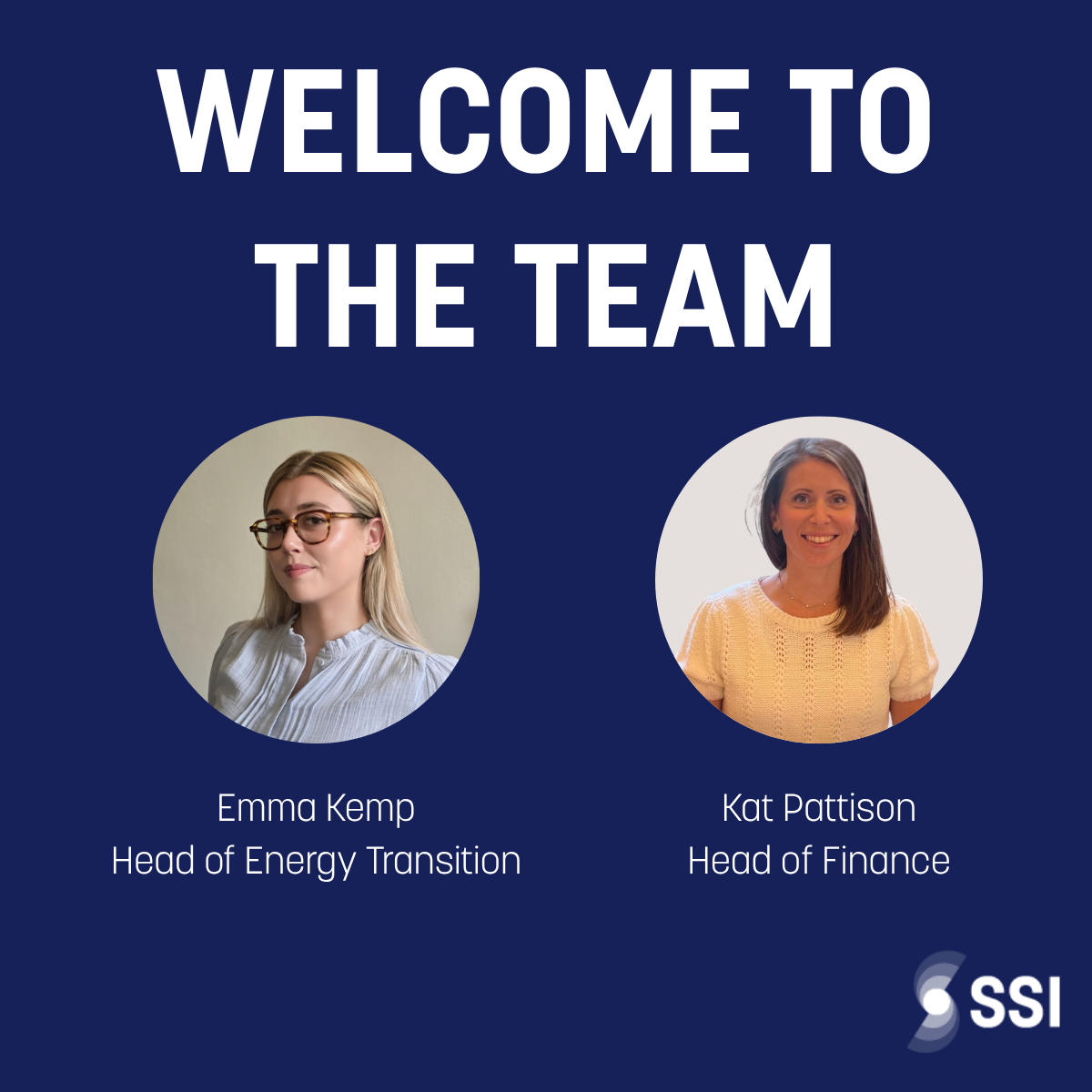SSI Team: Welcoming Two New Team Members 