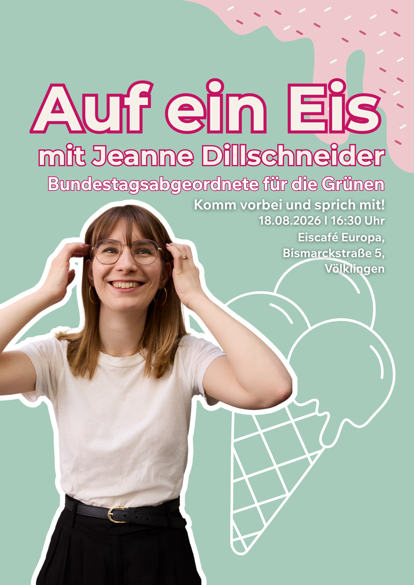 Auf ein Eis mit Jeanne Dillschneider