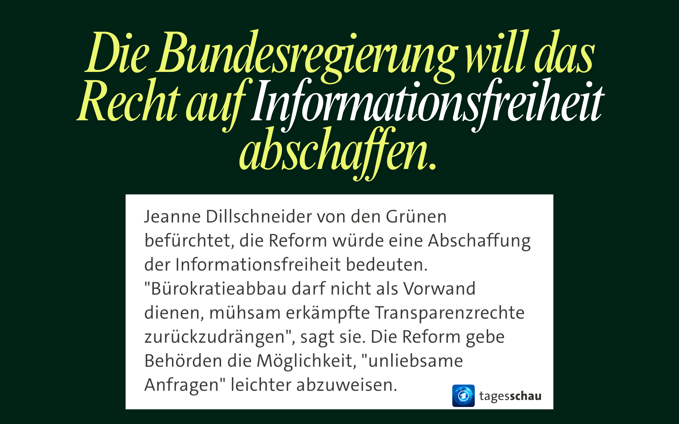 Informationsfreiheit: Abgeordnete befürchten Transparenzverlust