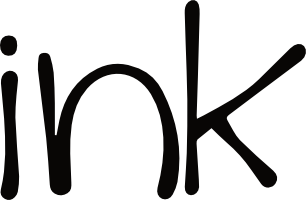 Ink charity logo in black