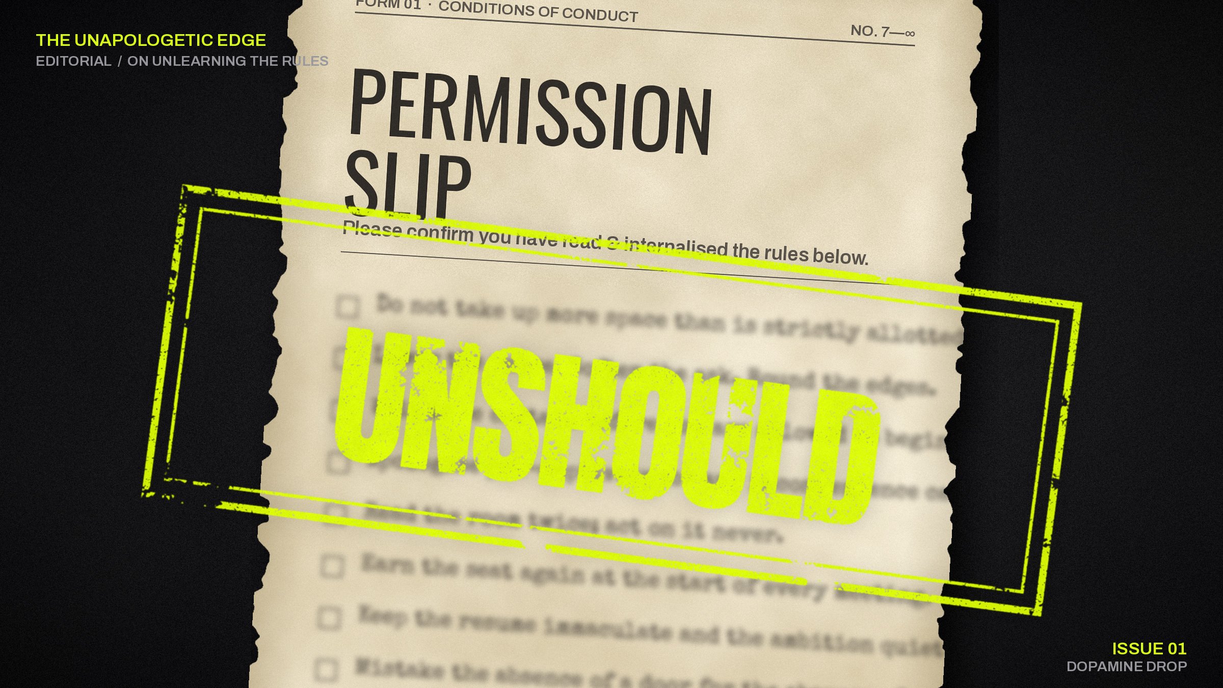 The Tyranny of the "Should"