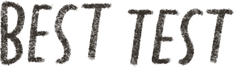 Text that reads 'Best Test' in stylized font.