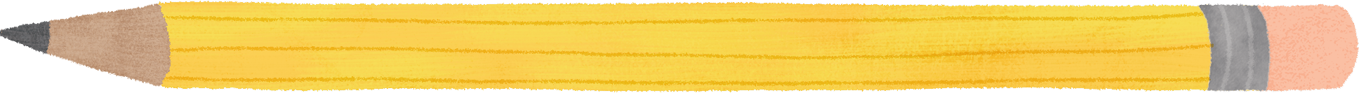 Close-up of a yellow wooden pencil with a pink eraser on a white background.
