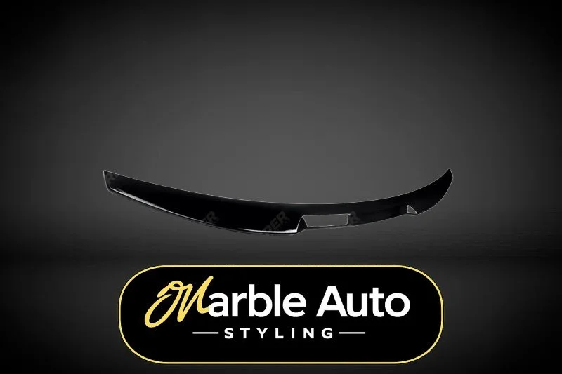 RS4 REAR SPOILER GLOSS BLACK AUDI A4 B9 16-19