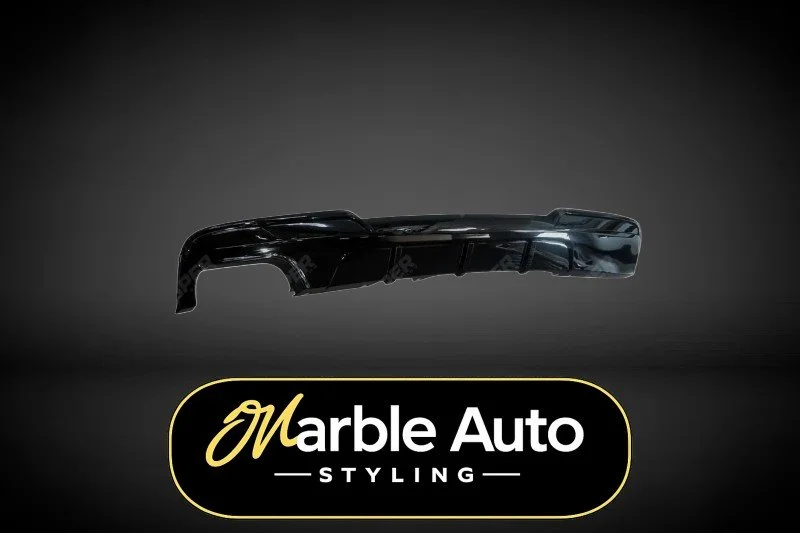 REAR DIFFUSER GLOSS BLACK 00__ BMW 5 SERIES F10 M SPORT 09-17