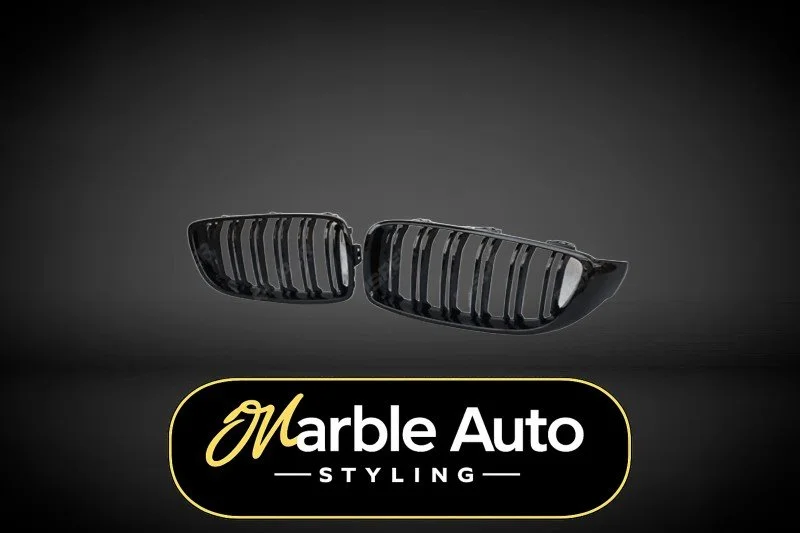 M4 STYLE FRONT GRILL GLOSS BLACK BMW 4 SERIES M SPORT F32 F36