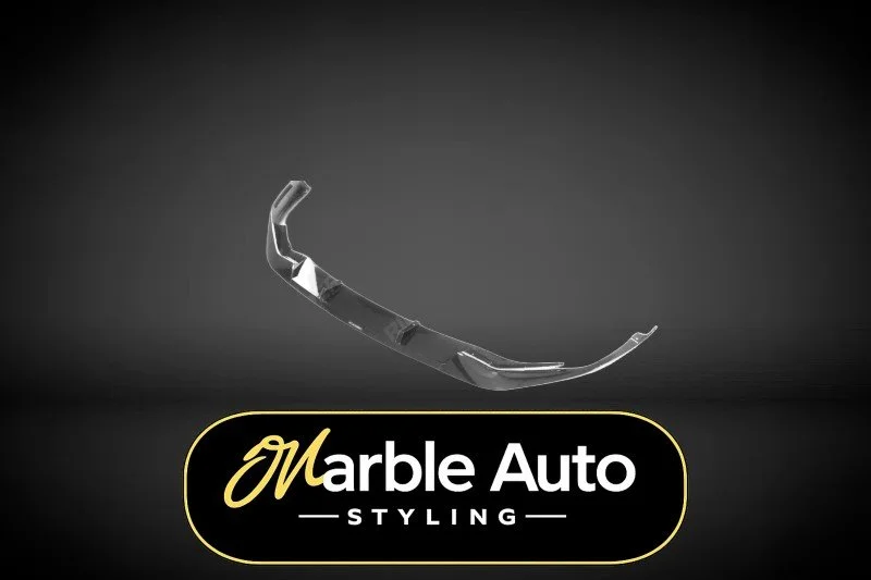 FRONT SPLITTER LIP GLOSS BLACK BMW 5 SERIES M SPORT G30 LCI FACELIFT 21+