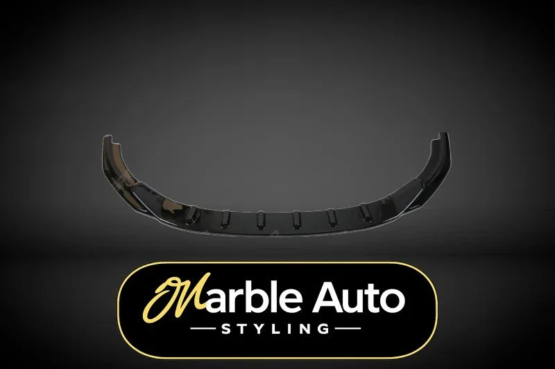 FRONT SPLITTER GLOSS BLACK VK GOLF GTI/GTD MK6 08-12