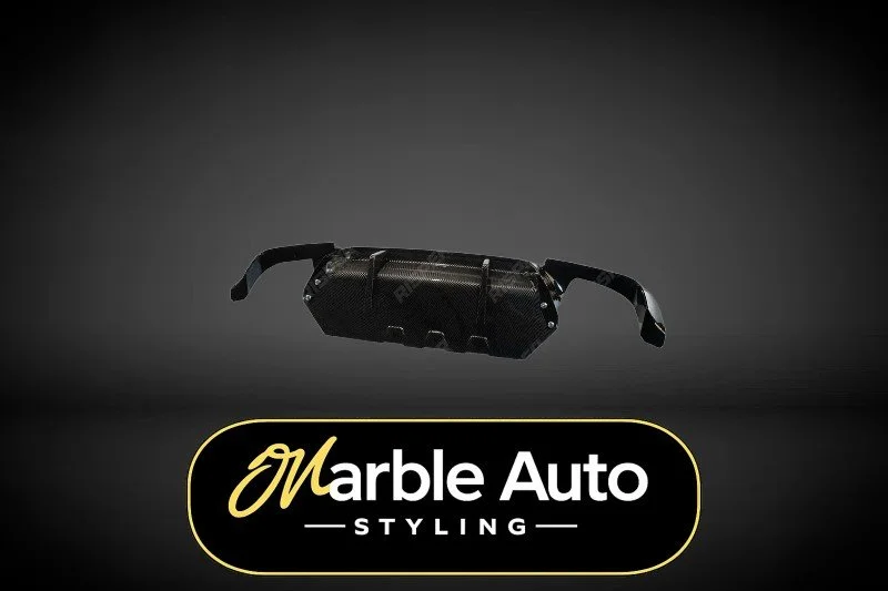 V STYLE REAR BUMPER DIFFUSER CARBON BMW 5 SERIES SPORT F10 F18 11-17