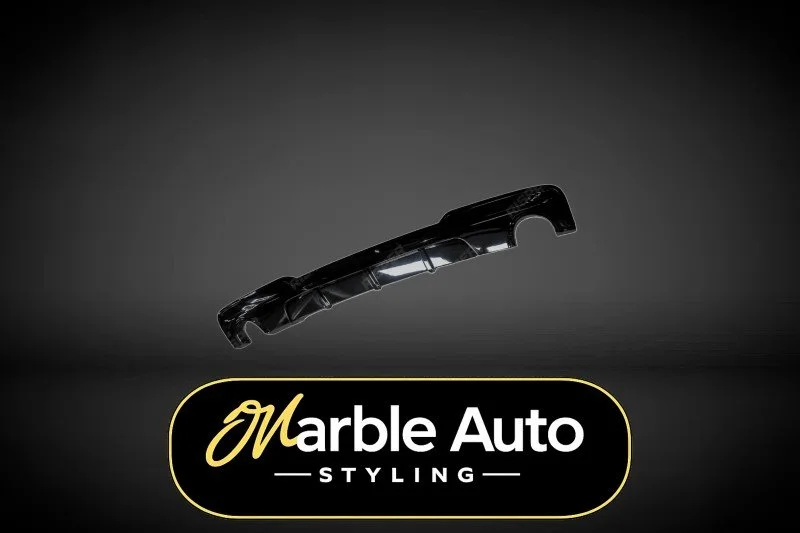REAR DIFFUSER GLOSS BLACK 0___0 BMW 5 SERIES M SPORT F10 09-17