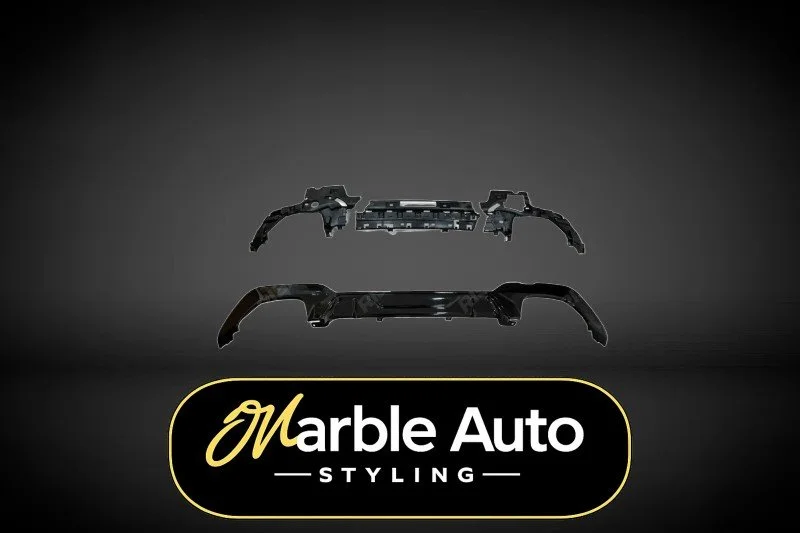 REAR DIFFUSER GLOSS BLACK M PERFORMANCE MP BMW 3 SERIES G20 G21 M340I PRE LCI 19-21