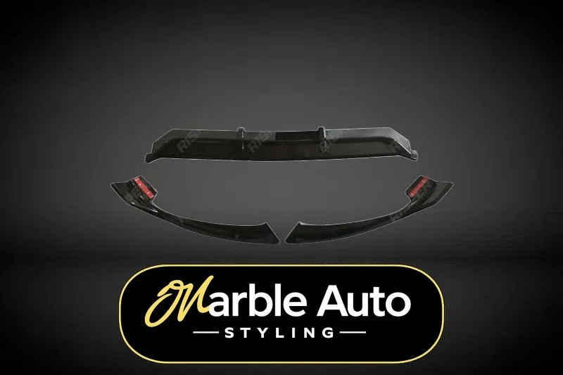 C63S BRABUS FRONT SPLITTER LIP GLOSS BLACK MERCEDES C-CLASS W205 15-18