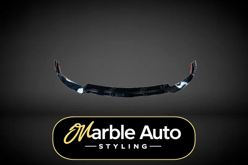 FACELIFT C63S FRONT SPLITTER LIP GLOSS BLACK MERCEDES C-CLASS W205 19-22