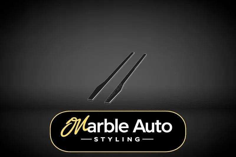 SIDE SKIRT SPLITTERS GLOSS BLACK MERCEDES C-CLASS W205 15-18 - C-CLASS W205 18-21