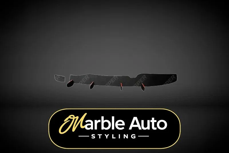 REAR BLADE DIFFUSER GLOSS BLACK VK POLO MK6 GTI AW 18+