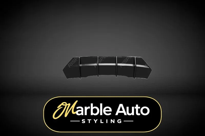 REAR VALANCE GLOSS BLACK AUDI A4 B9 FACELIFT 19-24
