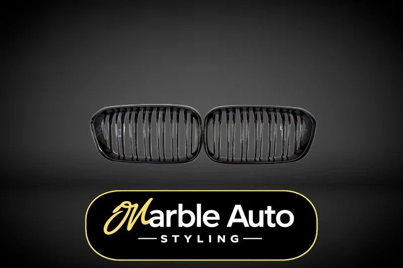 DOUBLE SLAT GRILLE GLOSS BLACK BMW 1 SERIES F20 15-19