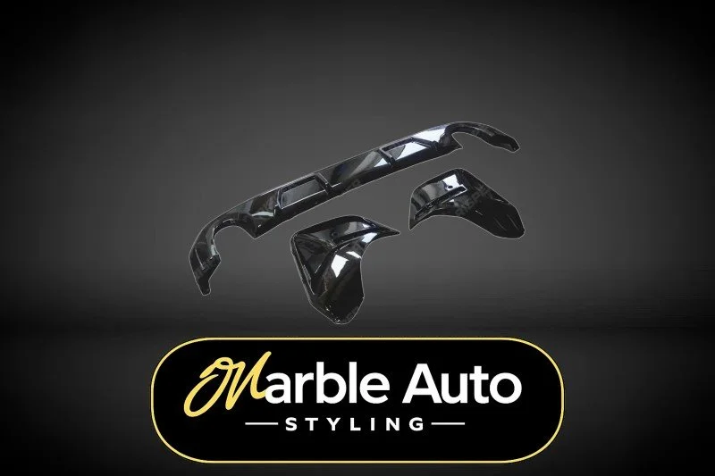 REAR DIFFUSER GLOSS BLACK BMW 4 SERIES G26 M SPORT MP