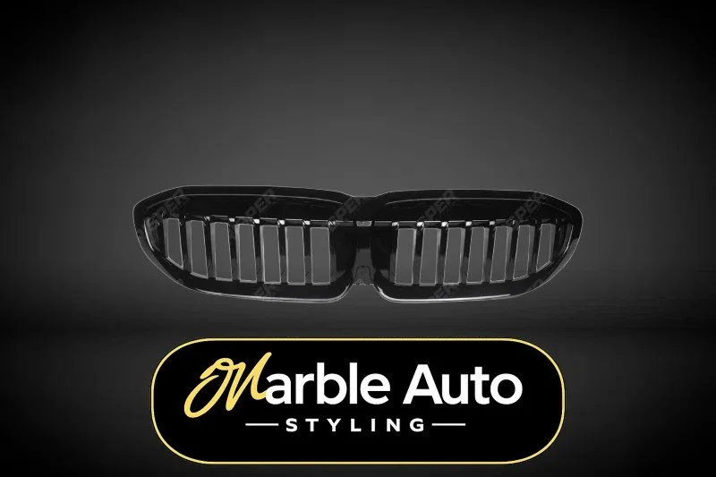 SINGLE SLAT FRONT GIRLL GLOSS BLACK BMW 3 SERIES G20/G21 LCI 19+