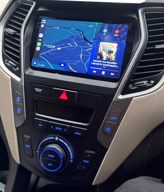 Hizpo AI 2Din Android 14 Car Radio For Hyundai Ix45 Santa Fe 2013-2017