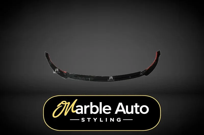 FRONT SPLITTER LIP GLOSS BLACK MERCEDES E-CLASS E63S AMG BRABUS W213 16-20
